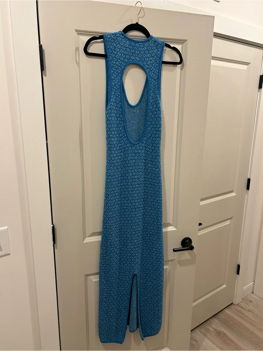Free People Genie Sweater Midi Dress Blue Women’s S